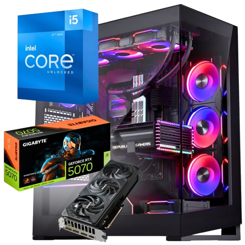BSG Raptor V27 Intel Core i5 NVIDIA GeForce RTX 5070 32GB DDR4 2000GB SSD Windows 11 Pro BSG Raptor V27 Intel Core i5 NVIDIA GeForce RTX 5070 32GB DDR4 2000GB SSD Windows 11 Pro