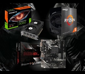 BSG Raptor V29 AMD Ryzen 5 NVIDIA GeForce RTX 4060 32GB DDR4 1000GB SSD Windows 11 Home