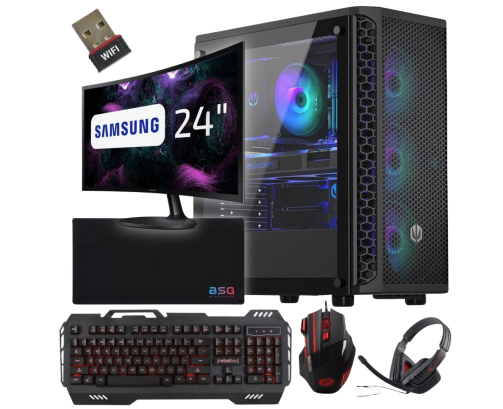 BSG Raptor V30 AMD Ryzen 7 NVIDIA GeForce RTX 4060 32GB DDR4 1000GB SSD Windows 11 Home