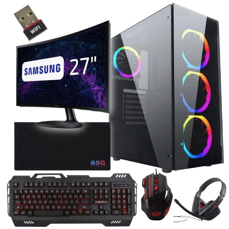 BSG Raptor V31 AMD Ryzen 7 NVIDIA GeForce RTX 4060 32GB DDR4 1000GB SSD Windows 11 Home