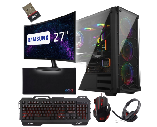 BSG Raptor V31 AMD Ryzen 7 NVIDIA GeForce RTX 4060 32GB DDR4 1000GB SSD Windows 11 Home