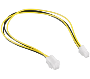 Przedłużacz zasilania Gembird ATX 4pin 0.3m czarny komputerowy
