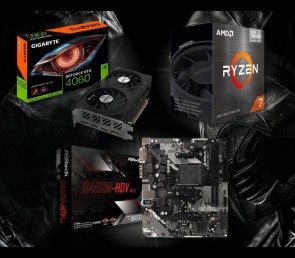 BSG Raptor V30 AMD Ryzen 7 NVIDIA GeForce RTX 4060 32GB DDR4 1000GB SSD Windows 11 Home