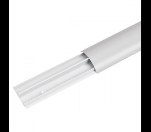 Listwa maskująca Maclean MC-814 S 75cm aluminiowa srebrna do kabli