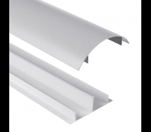 Listwa maskująca Maclean MC-814 S 75cm aluminiowa srebrna do kabli