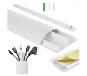 Listwa maskująca Maclean MC-814 W aluminiowa biała 75 cm
