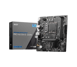 Płyta główna MSI PRO H610M-E mATX DDR4 HDM obsługuje 12 gen Intel