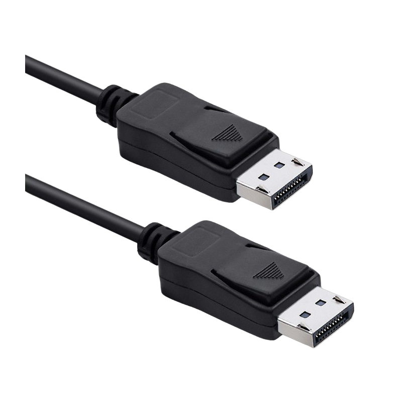 Kabel Qoltec DisplayPort 1.4 męski 2m 8K HDR wydajny do gier i multimediów Kabel Qoltec DisplayPort 1.4 męski 2m 8K HDR wydajny do gier i multimediów