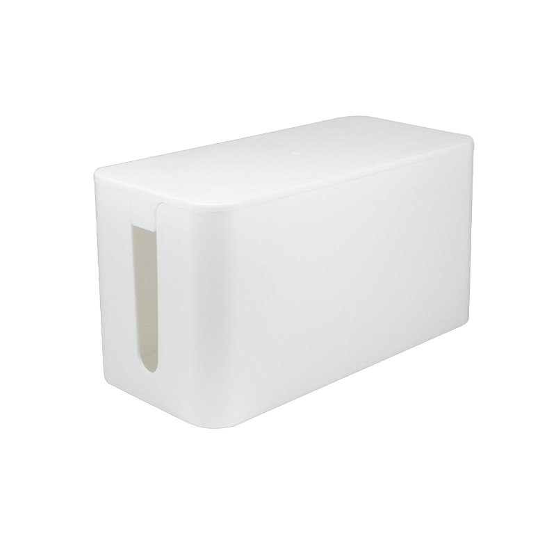 Organizer kabli LogiLink Cable Box biały plastikowy z otworami Organizer kabli LogiLink Cable Box biały plastikowy z otworami