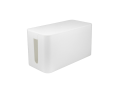 Organizer kabli LogiLink Cable Box biały plastikowy z otworami Organizer kabli LogiLink Cable Box biały plastikowy z otworami