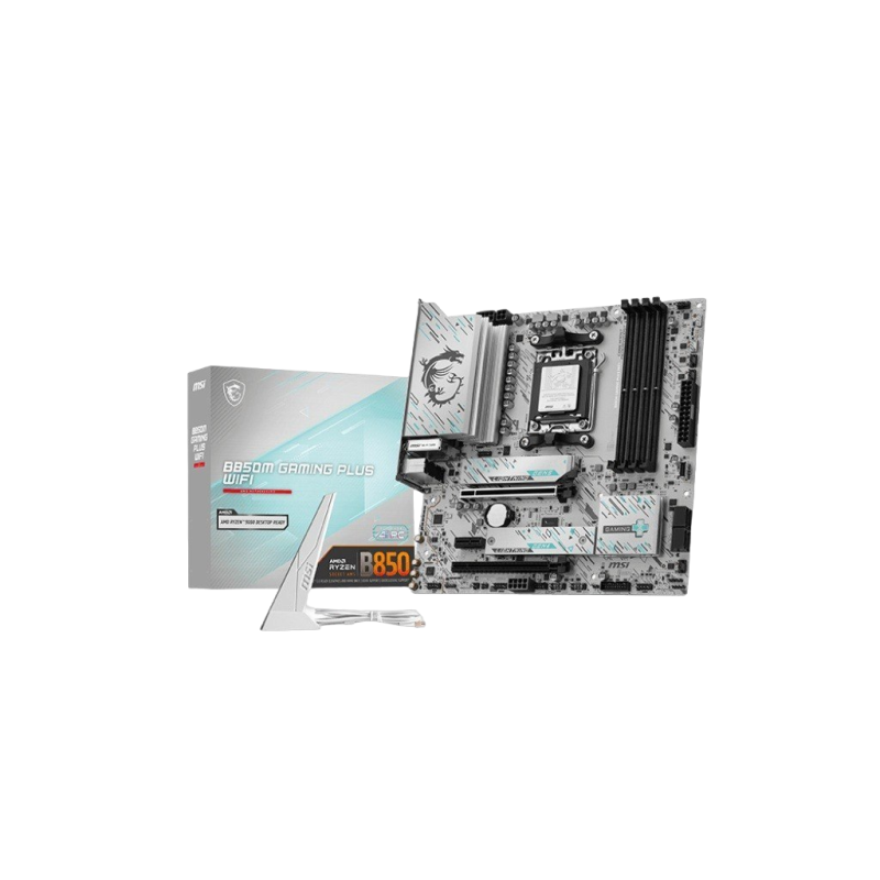 MSI B850M GAMING PLUS WIFI płyta główna mATX 4DDR5 Wi-Fi 7 MSI B850M GAMING PLUS WIFI płyta główna mATX 4DDR5 Wi-Fi 7