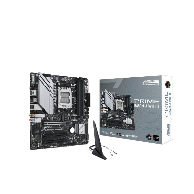 Płyta główna Asus Prime B650M-A WIFI II Micro-ATX DDR5 z PCIe 5.0 Płyta główna Asus Prime B650M-A WIFI II Micro-ATX DDR5 z PCIe 5.0