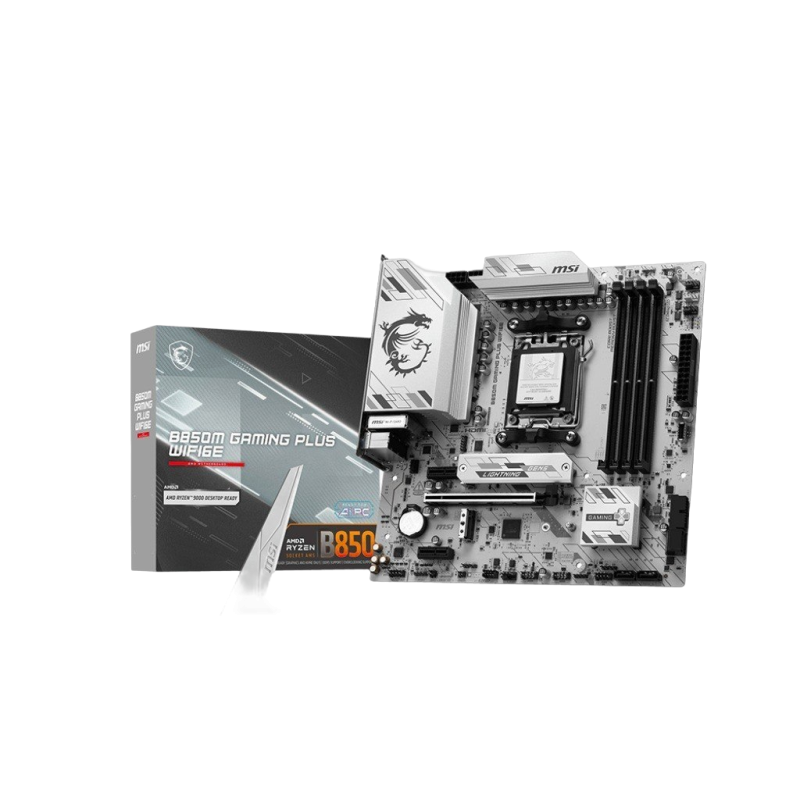 Płyta główna MSI B850M GAMING PLUS WIFI6E AM5 DDR5 mATX gry Płyta główna MSI B850M GAMING PLUS WIFI6E AM5 DDR5 mATX gry