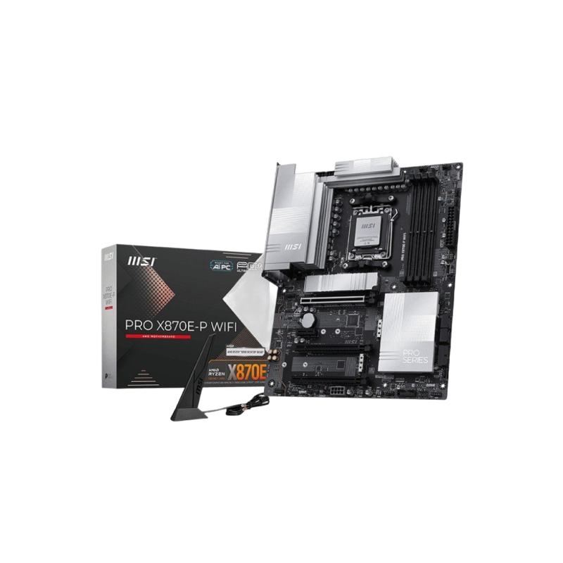 Płyta główna MSI PRO X870E-P WIFI AM5 4DDR5 ATX z Wi-Fi 7 Płyta główna MSI PRO X870E-P WIFI AM5 4DDR5 ATX z Wi-Fi 7