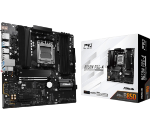 Płyta główna ASRock B850M PRO-A AM5 DDR5 mATX z RGB HDMI/DP