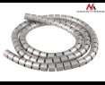 Organizator Maclean MCTV-676 S srebrny do kabli 25mm x 2m Organizator Maclean MCTV-676 S srebrny do kabli 25mm x 2m