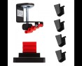 Organizer kabli Maclean Nano RS125 1345mm czarno czerwony regulowany Organizer kabli Maclean Nano RS125 1345mm czarno czerwony regulowany