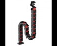 Organizer kabli Maclean Nano RS125 1345mm czarno czerwony regulowany Organizer kabli Maclean Nano RS125 1345mm czarno czerwony regulowany