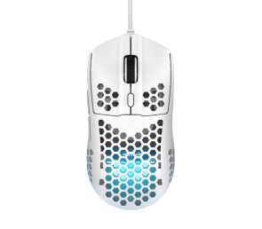 Mysz gamingowa Trust GXT928 HELOX lekka biała z RGB