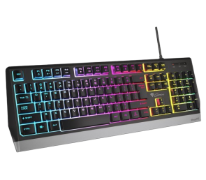 Klawiatura Genesis Rhod 300 RGB multimedialna z podświetleniem USB