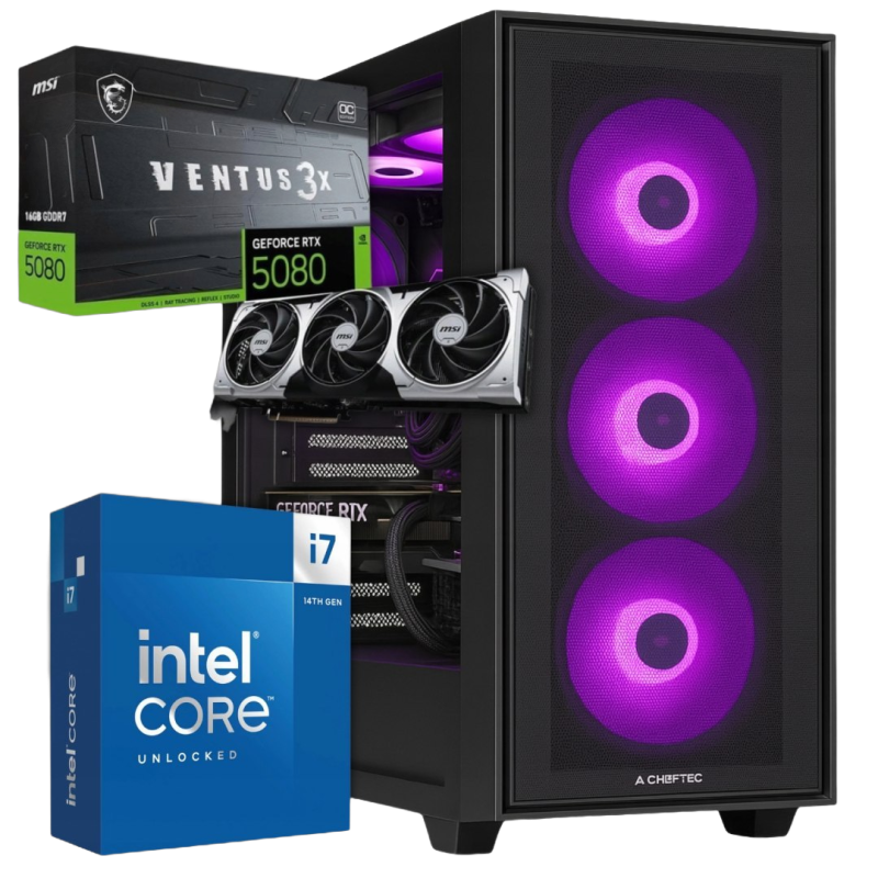 BSG Raptor V35 Intel Core i7 NVIDIA GeForce RTX 5080 64GB DDR5 2000GB SSD Windows 11 Pro BSG Raptor V35 Intel Core i7 NVIDIA GeForce RTX 5080 64GB DDR5 2000GB SSD Windows 11 Pro