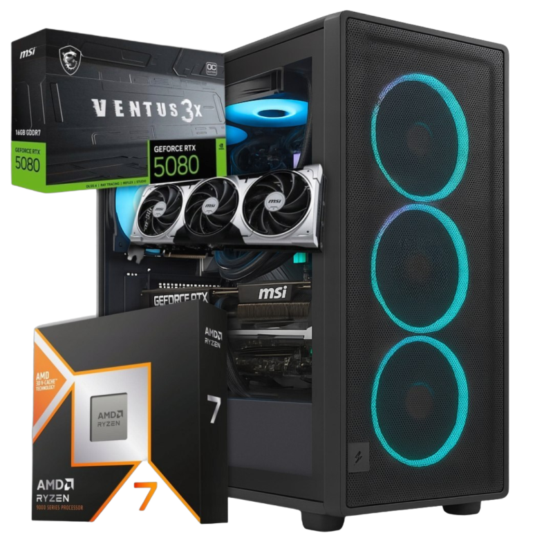 BSG Raptor V36 AMD Ryzen 7 NVIDIA GeForce RTX 5080 32GB DDR5 1000GB SSD Windows 11 Pro BSG Raptor V36 AMD Ryzen 7 NVIDIA GeForce RTX 5080 32GB DDR5 1000GB SSD Windows 11 Pro