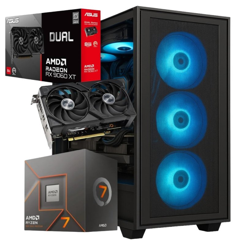 BSG Raptor V40 AMD Ryzen 7 AMD Radeon RX 9060 XT 32GB DDR5 1000GB SSD Windows 11 Pro BSG Raptor V40 AMD Ryzen 7 AMD Radeon RX 9060 XT 32GB DDR5 1000GB SSD Windows 11 Pro