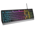 Klawiatura Genesis Rhod 300 RGB multimedialna z podświetleniem USB Klawiatura Genesis Rhod 300 RGB multimedialna z podświetleniem USB