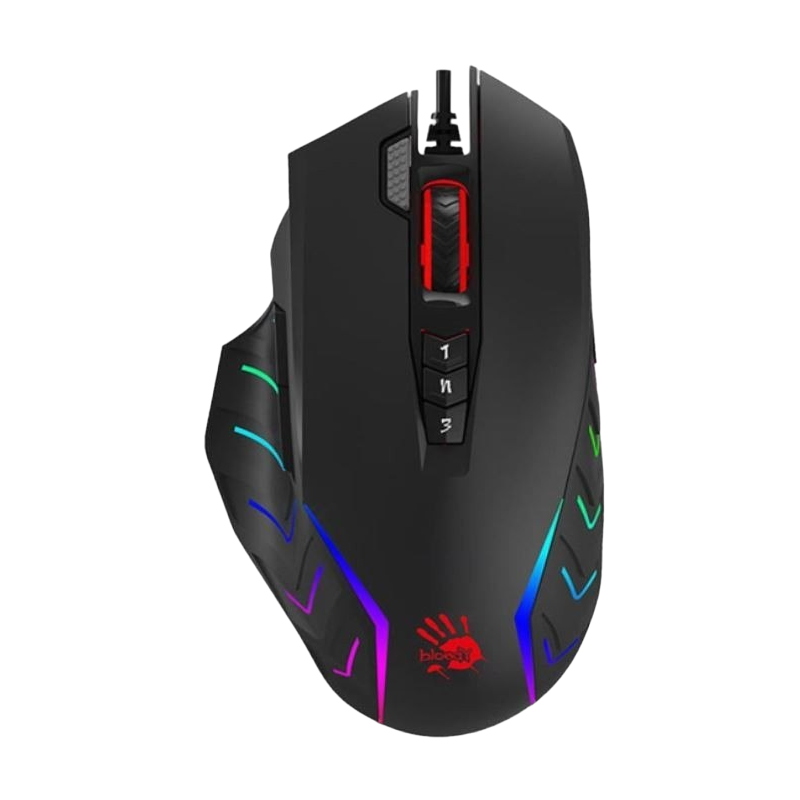 Mysz A4TECH BLOODY J95S RGB gamingowa USB optyczna czarna Mysz A4TECH BLOODY J95S RGB gamingowa USB optyczna czarna