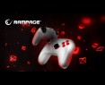 Rampage Hydra kontroler gamingowy bezprzewodowy RGB biały Rampage Hydra kontroler gamingowy bezprzewodowy RGB biały