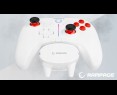 Rampage Hydra Pro kontroler RGB bezprzewodowy pad z stacją ładującą biały Rampage Hydra Pro kontroler RGB bezprzewodowy pad z stacją ładującą biały