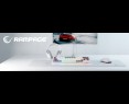 Rampage Hydra Pro kontroler RGB bezprzewodowy pad z stacją ładującą biały Rampage Hydra Pro kontroler RGB bezprzewodowy pad z stacją ładującą biały