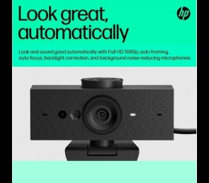 Kamera HP 625 FHD czarna z funkcjami AI i USB