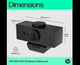 Kamera HP 625 FHD czarna z funkcjami AI i USB Kamera HP 625 FHD czarna z funkcjami AI i USB