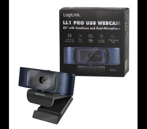 Kamera LogiLink HD 1080p USB z mikrofonem i ochroną prywatności