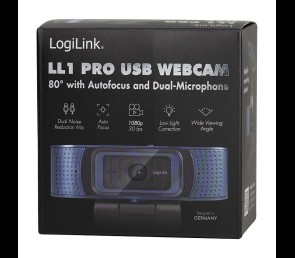 Kamera LogiLink HD 1080p USB z mikrofonem i ochroną prywatności