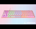 Klawiatura Rampage REBEL mechaniczna niskoprofilowa gamingowa różowa Klawiatura Rampage REBEL mechaniczna niskoprofilowa gamingowa różowa