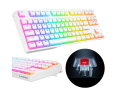 Rampage GHOST Klawiatura mechaniczna TKL biała Huano Red RGB Pudding Rampage GHOST Klawiatura mechaniczna TKL biała Huano Red RGB Pudding
