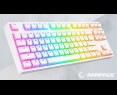 Rampage GHOST Klawiatura mechaniczna TKL biała Huano Red RGB Pudding Rampage GHOST Klawiatura mechaniczna TKL biała Huano Red RGB Pudding