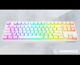 Rampage GHOST Klawiatura mechaniczna TKL biała Huano Red RGB Pudding Rampage GHOST Klawiatura mechaniczna TKL biała Huano Red RGB Pudding