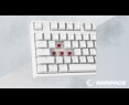 Rampage GHOST Klawiatura mechaniczna TKL biała Huano Red RGB Pudding Rampage GHOST Klawiatura mechaniczna TKL biała Huano Red RGB Pudding