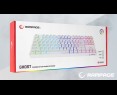 Rampage GHOST Klawiatura mechaniczna TKL biała Huano Red RGB Pudding Rampage GHOST Klawiatura mechaniczna TKL biała Huano Red RGB Pudding