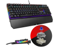 Rampage KB-R86 UMBRA klawiatura mechaniczna gaming RGB Blue Switch czarna Rampage KB-R86 UMBRA klawiatura mechaniczna gaming RGB Blue Switch czarna
