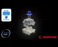 Rampage KB-R86 UMBRA klawiatura mechaniczna gaming RGB Blue Switch czarna Rampage KB-R86 UMBRA klawiatura mechaniczna gaming RGB Blue Switch czarna