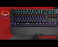 Rampage KB-R86 UMBRA Klawiatura mechaniczna Red Switch RGB czarna gaming Rampage KB-R86 UMBRA Klawiatura mechaniczna Red Switch RGB czarna gaming