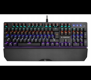Rampage KB-R86 UMBRA Klawiatura mechaniczna Red Switch RGB czarna gaming