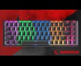 Rampage Klawiatura Mechaniczna REBEL niskoprofilowa gaming podświetlana Rampage Klawiatura Mechaniczna REBEL niskoprofilowa gaming podświetlana