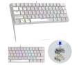 Rampage Plower K60 Klawiatura Mechaniczna biała gamingowa RGB Blue Switch Rampage Plower K60 Klawiatura Mechaniczna biała gamingowa RGB Blue Switch