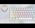 Rampage Plower K60 Klawiatura Mechaniczna biała gamingowa RGB Blue Switch Rampage Plower K60 Klawiatura Mechaniczna biała gamingowa RGB Blue Switch