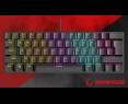 Rampage Plower K60 klawiatura mechaniczna gaming Blue Switch czarna Rampage Plower K60 klawiatura mechaniczna gaming Blue Switch czarna